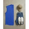 image:imageJMIERR Mens 100 Cotton Sleeveless Tank Tops Cut Off Muscle Gym T Shirts Casual Beach Loose Fit TeesBlue
