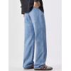 image:imageJMIERR Mens Baggy Jeans Wide Leg Skater Hip Hop Denim Pants Loose Fit StreetwearBeau Blue
