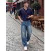 image:imageJMIERR Mens Baggy Jeans Wide Leg Skater Hip Hop Denim Pants Loose Fit StreetwearBlue