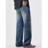 image:imageJMIERR Mens Baggy Jeans Wide Leg Skater Hip Hop Denim Pants Loose Fit StreetwearBlue