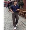image:imageJMIERR Mens Baggy Jeans Wide Leg Skater Hip Hop Denim Pants Loose Fit StreetwearDark Grey