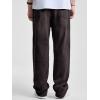 image:imageJMIERR Mens Baggy Jeans Wide Leg Skater Hip Hop Denim Pants Loose Fit StreetwearDark Grey