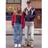 image:imageJMIERR Mens Baggy Jeans Wide Leg Skater Hip Hop Denim Pants Loose Fit StreetwearLight Grey