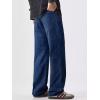 image:imageJMIERR Mens Baggy Jeans Wide Leg Skater Hip Hop Denim Pants Loose Fit StreetwearNavy Blue