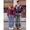 image:imageJMIERR Mens Baggy Jeans Wide Leg Skater Hip Hop Denim Pants Loose Fit StreetwearRetro Blue