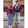 image:imageJMIERR Mens Baggy Jeans Wide Leg Skater Hip Hop Denim Pants Loose Fit StreetwearStone Blue