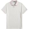image:imageJMIERR Mens Casual Short Sleeve Cable Knit Texture Polo Shirts Cotton Stretch Johnny Collar Tee Summer Vacation Golf ShirtsWhite Collar
