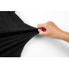 image:imageJMIERR Mens Polo Shirt Textured Knit Button Casual Short Sleeve Summer Vacation Beach Stretchy Golf ShirtsBlack Stripe