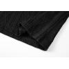 image:imageJMIERR Mens Polo Shirt Textured Knit Button Casual Short Sleeve Summer Vacation Beach Stretchy Golf ShirtsBlack Stripe