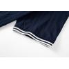 image:imageJMIERR Mens Polo Shirt Textured Knit Button Casual Short Sleeve Summer Vacation Beach Stretchy Golf ShirtsNavy Stripe
