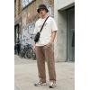 image:imageJMIERR Mens Baggy Sweatpants Wide Leg Acid Washed Cotton Casual PantsBrown