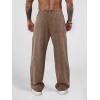 image:imageJMIERR Mens Baggy Sweatpants Wide Leg Acid Washed Cotton Casual PantsBrown