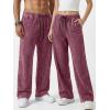 image:imageJMIERR Mens Baggy Sweatpants Wide Leg Acid Washed Cotton Casual PantsBurgundy