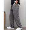 image:imageJMIERR Mens Baggy Sweatpants Wide Leg Acid Washed Cotton Casual PantsDark Grey