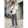 image:imageJMIERR Mens Baggy Sweatpants Wide Leg Acid Washed Cotton Casual PantsDark Grey