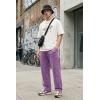 image:imageJMIERR Mens Baggy Sweatpants Wide Leg Acid Washed Cotton Casual PantsPurple