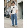 image:imageJMIERR Mens Baggy Sweatpants Wide Leg Acid Washed Cotton Casual PantsSail Blue