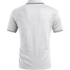 image:imageJMIERR Mens Casual Polo Shirt Short Sleeve Vacation Button Summer Beach Knit Stretchy Golf ShirtsWhite