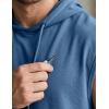image:imageJMIERR Mens Drawstring Hooded Shirts  Casual Loose Fit Cotton Hoodies Tee Shirt for Daily WearDusty Blue