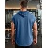 image:imageJMIERR Mens Drawstring Hooded Shirts  Casual Loose Fit Cotton Hoodies Tee Shirt for Daily WearDusty Blue