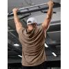 image:imageJMIERR Mens Drawstring Hooded Shirts  Casual Loose Fit Cotton Hoodies Tee Shirt for Daily WearKhaki