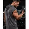image:imageJMIERR Mens Drawstring Hooded Shirts  Casual Loose Fit Cotton Hoodies Tee Shirt for Daily WearMedium Grey