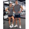 image:imageJMIERR Mens Drawstring Hooded Shirts  Casual Loose Fit Cotton Hoodies Tee Shirt for Daily WearMedium Grey