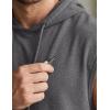 image:imageJMIERR Mens Drawstring Hooded Shirts  Casual Loose Fit Cotton Hoodies Tee Shirt for Daily WearMedium Grey