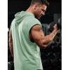 image:imageJMIERR Mens Drawstring Hooded Shirts  Casual Loose Fit Cotton Hoodies Tee Shirt for Daily WearMint Green