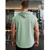 image:imageJMIERR Mens Drawstring Hooded Shirts  Casual Loose Fit Cotton Hoodies Tee Shirt for Daily WearMint Green