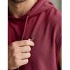 image:imageJMIERR Mens Drawstring Hooded Shirts  Casual Loose Fit Cotton Hoodies Tee Shirt for Daily WearRed
