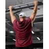 image:imageJMIERR Mens Drawstring Hooded Shirts  Casual Loose Fit Cotton Hoodies Tee Shirt for Daily WearRed