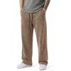 image:imageJMIERR Mens Baggy Sweatpants Wide Leg Acid Washed Cotton Casual PantsBrown