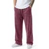 image:imageJMIERR Mens Baggy Sweatpants Wide Leg Acid Washed Cotton Casual PantsBurgundy
