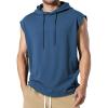 image:imageJMIERR Mens Drawstring Hooded Shirts  Casual Loose Fit Cotton Hoodies Tee Shirt for Daily WearDusty Blue