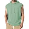 image:imageJMIERR Mens Drawstring Hooded Shirts  Casual Loose Fit Cotton Hoodies Tee Shirt for Daily WearMint Green