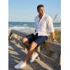 image:imageJMIERR Mens Casual Stretch Cargo Shorts Classic Drawstring Elastic Waist Summer Work Short with Multi PocketsDirty Blue