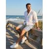 image:imageJMIERR Mens Casual Stretch Cargo Shorts Classic Drawstring Elastic Waist Summer Work Short with Multi PocketsGrey