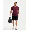 image:imageJMIERR Mens Short Sleeve Hoodie Cotton Hooded Tshirts Lightweight Solid Tops with PocketRed