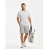 image:imageJMIERR Mens Short Sleeve Hoodie Cotton Hooded Tshirts Lightweight Solid Tops with PocketWhite