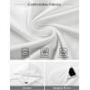 image:imageJMIERR Mens Short Sleeve Hoodie Cotton Hooded Tshirts Lightweight Solid Tops with PocketWhite