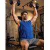 image:imageJMIERR Mens Ribbed Tank Tops Knit Sleeveless Workout T Shirt Muscle Gym Fitness TeeBluing