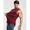 image:imageJMIERR Mens Ribbed Tank Tops Knit Sleeveless Workout T Shirt Muscle Gym Fitness TeeBurgundy