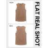 image:imageJMIERR Mens Ribbed Tank Tops Knit Sleeveless Workout T Shirt Muscle Gym Fitness TeeCamel