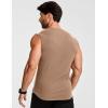 image:imageJMIERR Mens Ribbed Tank Tops Knit Sleeveless Workout T Shirt Muscle Gym Fitness TeeCamel