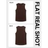 image:imageJMIERR Mens Ribbed Tank Tops Knit Sleeveless Workout T Shirt Muscle Gym Fitness TeeChicory Coffee