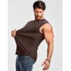 image:imageJMIERR Mens Ribbed Tank Tops Knit Sleeveless Workout T Shirt Muscle Gym Fitness TeeChicory Coffee
