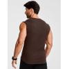 image:imageJMIERR Mens Ribbed Tank Tops Knit Sleeveless Workout T Shirt Muscle Gym Fitness TeeChicory Coffee