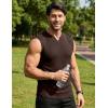 image:imageJMIERR Mens Ribbed Tank Tops Knit Sleeveless Workout T Shirt Muscle Gym Fitness TeeChicory Coffee