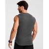 image:imageJMIERR Mens Ribbed Tank Tops Knit Sleeveless Workout T Shirt Muscle Gym Fitness TeeDark Grey